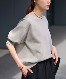 ≪一部カラーWEB限定 / 洗える / 追加≫ウォッシャブルスムースプルオーバー 3