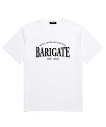 BARIGATE（バリゲート）の「SHADOWロゴ半袖Tシャツ(BS003)ホワイト/ブラック（Tシャツ/カットソー）」