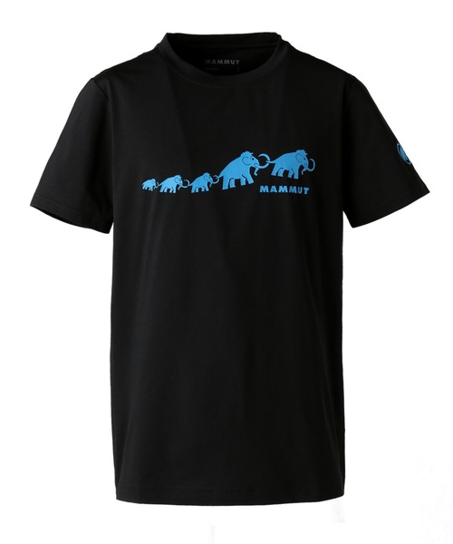 Mammut(マムート)の「【別注】マムート MAMMUT キューディーロゴプリントティシャツ AE 限定コラボ(Tシャツ/カットソー・メンズ・ブラック/ネイビー・M/L/LL)」の2枚目の写真