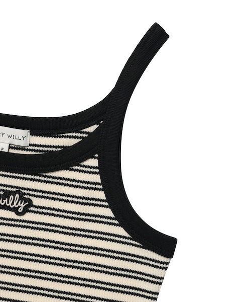 Wacky WiLLy（ワッキーウィリー）の「[GISELLEジゼル着用] WOMEN'S STRIPED SLEEVELESS（Tシャツ/カットソー・レディース・ブラック/レッド・FREE）」の8枚目の写真