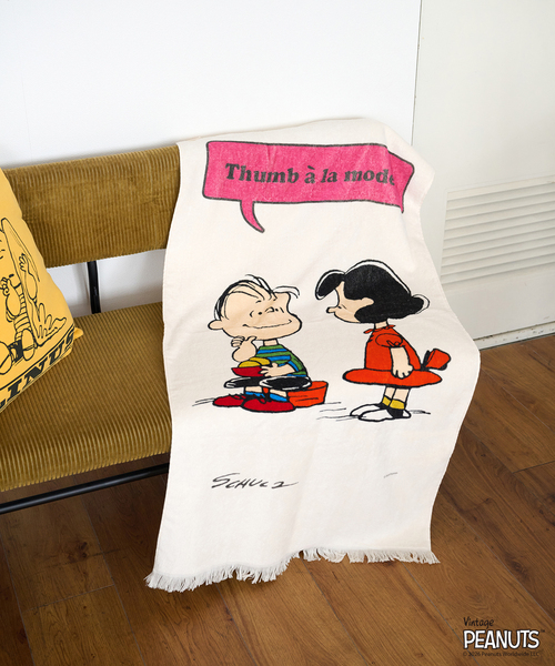 journal standard Furniture (ジャーナルスタンダードファニチャー)の「【PEANUTS×JOURNAL STANDARD FURNITURE】BATH TOWEL バスタオル(タオル・レディース・グリーン/ピンク/ブルー系その他/イエロー・FREE)」の4枚目の写真