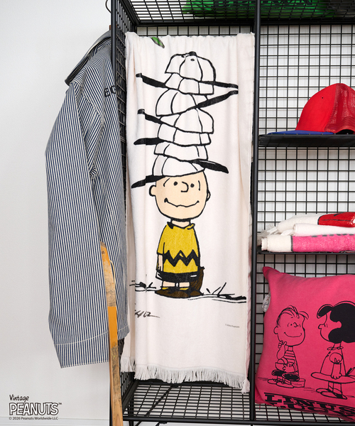 journal standard Furniture (ジャーナルスタンダードファニチャー)の「【PEANUTS×JOURNAL STANDARD FURNITURE】BATH TOWEL バスタオル(タオル・レディース・グリーン/ピンク/ブルー系その他/イエロー・FREE)」の1枚目の写真