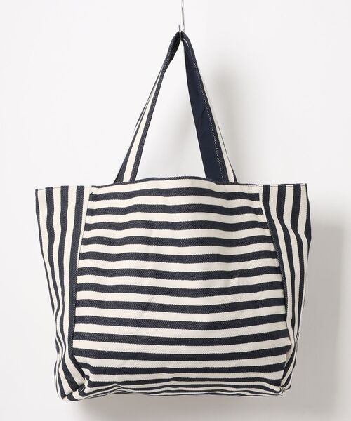 P.V.T(ピーブイティー)の「リバーシブルボーダーバッグ(トートバッグ・レディース・グリーン/Navy/Red・F)」の18枚目の写真