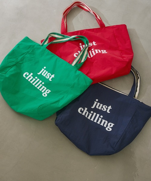 P.V.T(ピーブイティー)の「リバーシブルボーダーバッグ(トートバッグ・レディース・グリーン/Navy/Red・F)」の15枚目の写真