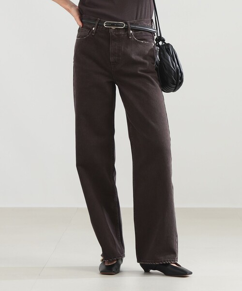 Demi-Luxe BEAMS（デミルクス ビームス）の「upper hights / THE NIECE MIDRISE デニムパンツ〈ESPRESSO〉（デニムパンツ・レディース・ブラウン・22/23/24）」の5枚目の写真