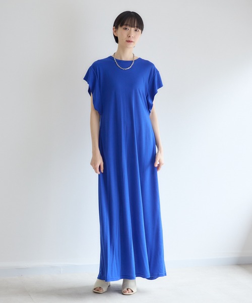 Paradise Picnic（パラダイスピクニック）の「【接触冷感】ガゼットワンピース（ワンピース・レディース・ブルー/ブラック/レッド・FREE）」の4枚目の写真