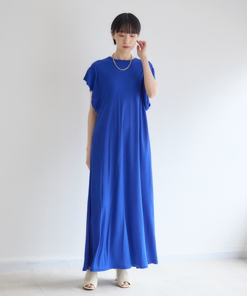 Paradise Picnic（パラダイスピクニック）の「【接触冷感】ガゼットワンピース（ワンピース・レディース・ブルー/ブラック/レッド・FREE）」の6枚目の写真