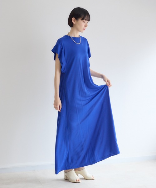 Paradise Picnic（パラダイスピクニック）の「【接触冷感】ガゼットワンピース（ワンピース・レディース・ブルー/ブラック/レッド・FREE）」の8枚目の写真