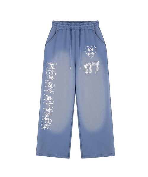LUVISTRUE(ラヴイズトゥルー)の「SY WASHING TRAINING PANTS(VINTAGE BLUE)(スウェットパンツ・レディース・その他・FREE)」の1枚目の写真