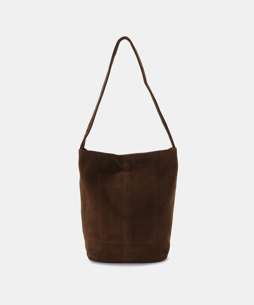 IENA(イエナ)の「Morphee/モルフェ CYLINDER(S size)OIL SUEDE BROWN バッグ(ショルダーバッグ・レディース・ブラウン・FREE)」の7枚目の写真