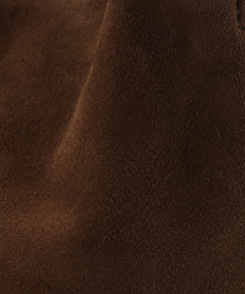 IENA(イエナ)の「Morphee/モルフェ CYLINDER(S size)OIL SUEDE BROWN バッグ(ショルダーバッグ・レディース・ブラウン・FREE)」の13枚目の写真