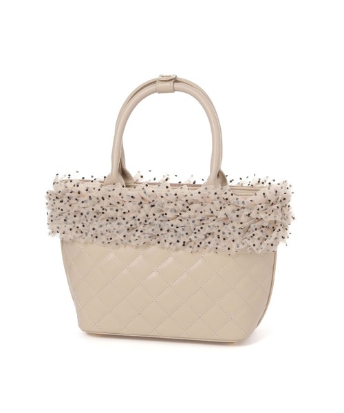 Heather（ヘザー）の「2WAYボリュームフリルBAG　739890（ハンドバッグ・レディース・アイボリー/ピンク/ベージュ・ONE SIZE）」の14枚目の写真