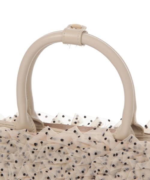 Heather（ヘザー）の「2WAYボリュームフリルBAG　739890（ハンドバッグ・レディース・アイボリー/ピンク/ベージュ・ONE SIZE）」の15枚目の写真