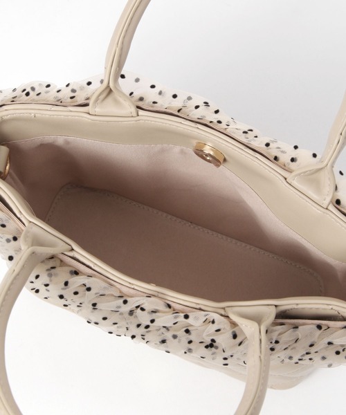Heather（ヘザー）の「2WAYボリュームフリルBAG　739890（ハンドバッグ・レディース・アイボリー/ピンク/ベージュ・ONE SIZE）」の20枚目の写真