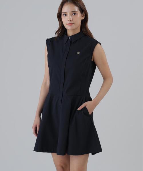 St ANDREWS(セントアンドリュース)の「【St ANDREWS】【ストレッチ】ドビーサッカーワンピース (WOMENS)(ワンピース・レディース・ブラック/ホワイト・S/M)」の3枚目の写真