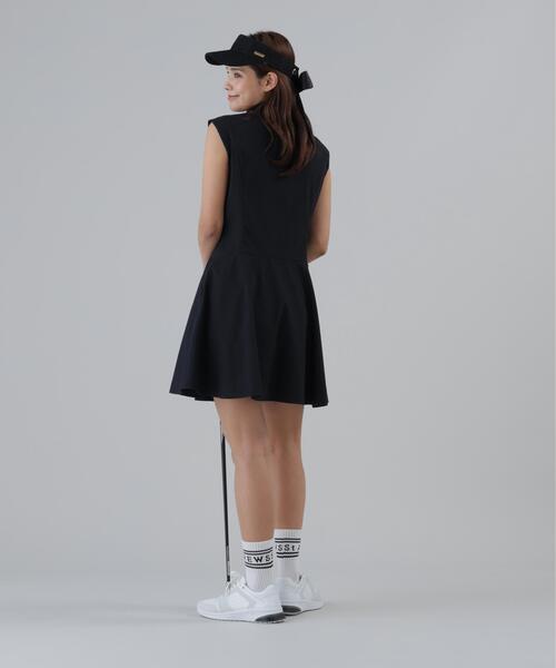 St ANDREWS(セントアンドリュース)の「【St ANDREWS】【ストレッチ】ドビーサッカーワンピース (WOMENS)(ワンピース・レディース・ブラック/ホワイト・S/M)」の5枚目の写真
