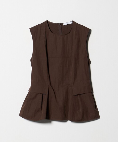 ASTRAET(アストラット)の「<ASTRAET>フレア クルーネックノースリーブブラウス(シャツ/ブラウス・レディース・ダークグレー/ダークブラウン・FREE)」の12枚目の写真