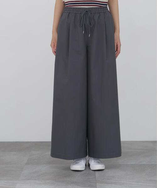 human woman(ヒューマンウーマン)の「◆【オーガニックコットン混 / 3サイズ展開 / ウォッシャブル】オーガニックコットン混ストレッチガウチョパンツ(その他パンツ・レディース・ベージュ/グレー系その他・MEDIUM/LARGE/SMALL)」の8枚目の写真