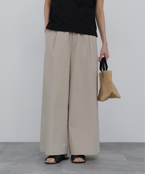 human woman(ヒューマンウーマン)の「◆【オーガニックコットン混 / 3サイズ展開 / ウォッシャブル】オーガニックコットン混ストレッチガウチョパンツ(その他パンツ・レディース・ベージュ/グレー系その他・MEDIUM/LARGE/SMALL)」の16枚目の写真