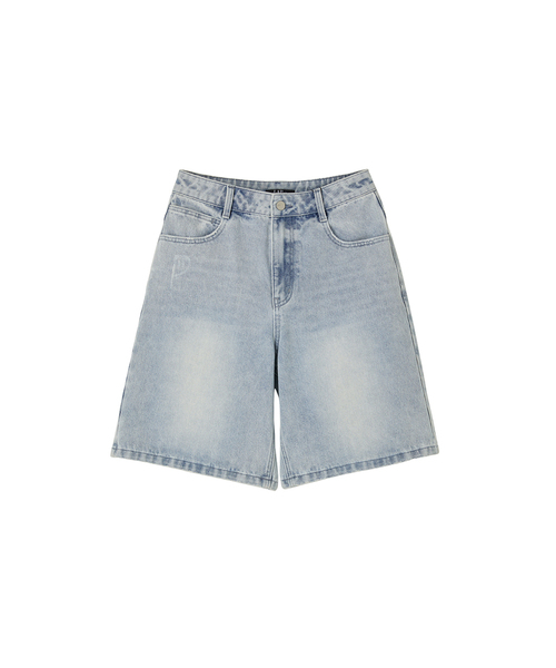 LAP（ラップ）の「古着ウォッシングバミューダデニムパンツ AS2DP465（その他パンツ・レディース・インディゴブルー/ライトインディゴブルー・SMALL/MEDIUM）」の2枚目の写真