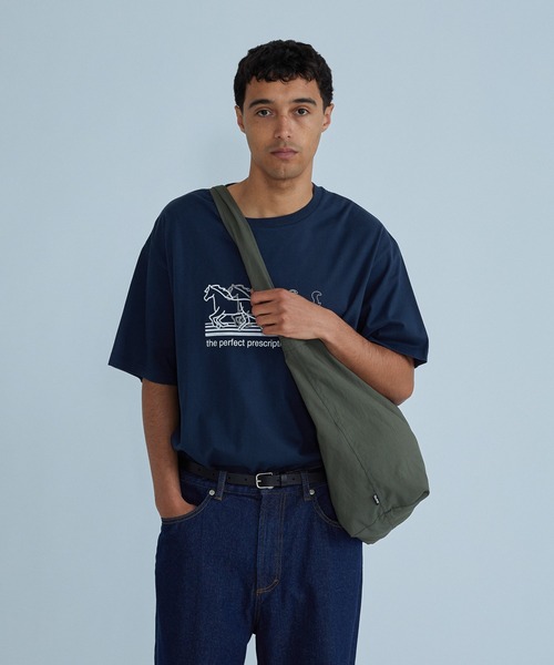 SILAS(サイラス)の「PACKABLE SHOULDER BAG(ショルダーバッグ・メンズ・オリーブ/ブラック・ONE SIZE)」の4枚目の写真
