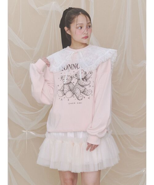 merry jenny(メリージェニー)の「デコラティブレースカラー(付け襟・レディース・オフホワイト/ブラック・FREE)」の19枚目の写真