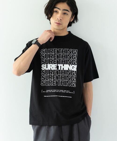CRAFT STANDARD BOUTIQUE（クラフトスタンダードブティック）の「アソートロゴプリント半袖T（Tシャツ/カットソー・メンズ・杢グレー/ブラック/ネイビー/ホワイト・L/M）」の15枚目の写真