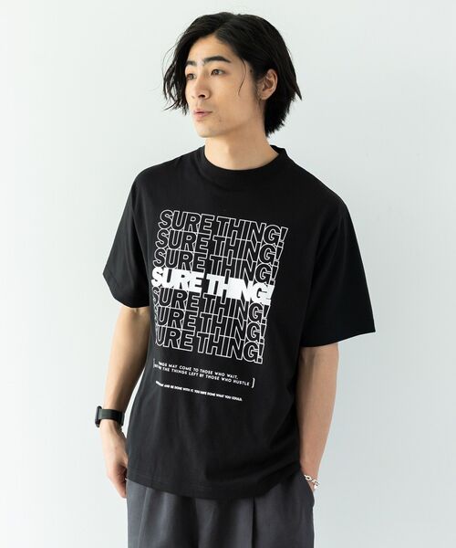 CRAFT STANDARD BOUTIQUE（クラフトスタンダードブティック）の「アソートロゴプリント半袖T（Tシャツ/カットソー・メンズ・杢グレー/ブラック/ネイビー/ホワイト・L/M）」の16枚目の写真