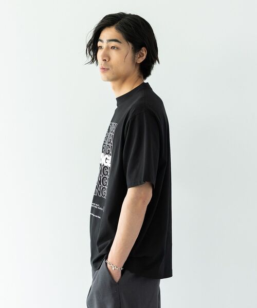 CRAFT STANDARD BOUTIQUE（クラフトスタンダードブティック）の「アソートロゴプリント半袖T（Tシャツ/カットソー・メンズ・杢グレー/ブラック/ネイビー/ホワイト・L/M）」の17枚目の写真