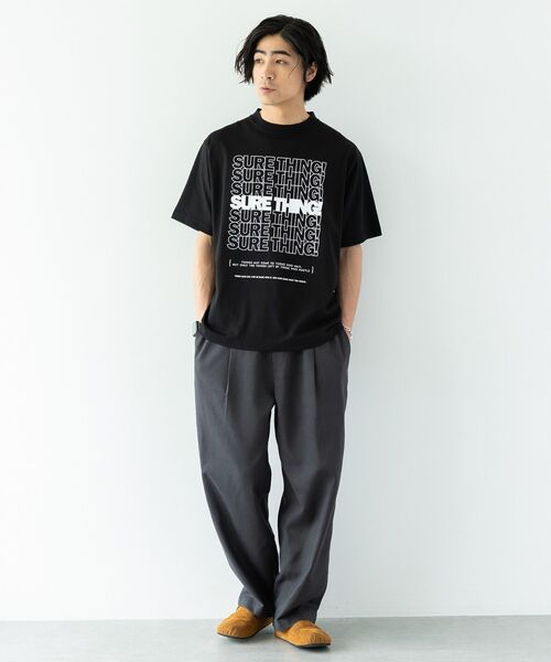 CRAFT STANDARD BOUTIQUE（クラフトスタンダードブティック）の「アソートロゴプリント半袖T（Tシャツ/カットソー・メンズ・杢グレー/ブラック/ネイビー/ホワイト・L/M）」の19枚目の写真
