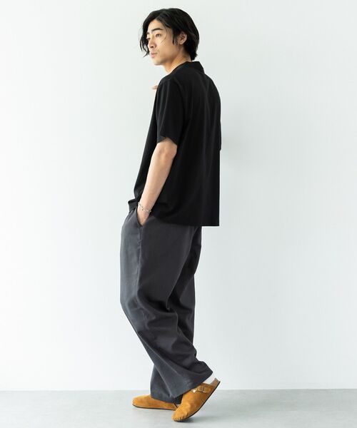 CRAFT STANDARD BOUTIQUE（クラフトスタンダードブティック）の「アソートロゴプリント半袖T（Tシャツ/カットソー・メンズ・杢グレー/ブラック/ネイビー/ホワイト・L/M）」の20枚目の写真