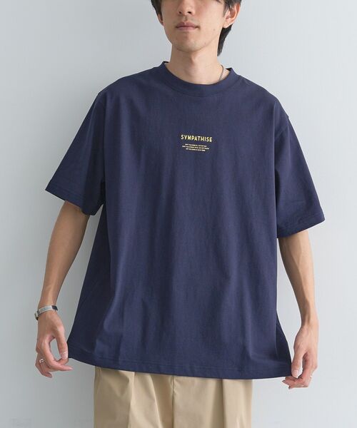 CRAFT STANDARD BOUTIQUE（クラフトスタンダードブティック）の「アソートロゴプリント半袖T（Tシャツ/カットソー・メンズ・杢グレー/ブラック/ネイビー/ホワイト・L/M）」の22枚目の写真