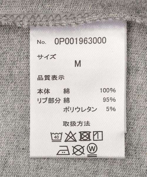 CRAFT STANDARD BOUTIQUE（クラフトスタンダードブティック）の「アソートロゴプリント半袖T（Tシャツ/カットソー・メンズ・杢グレー/ブラック/ネイビー/ホワイト・L/M）」の10枚目の写真
