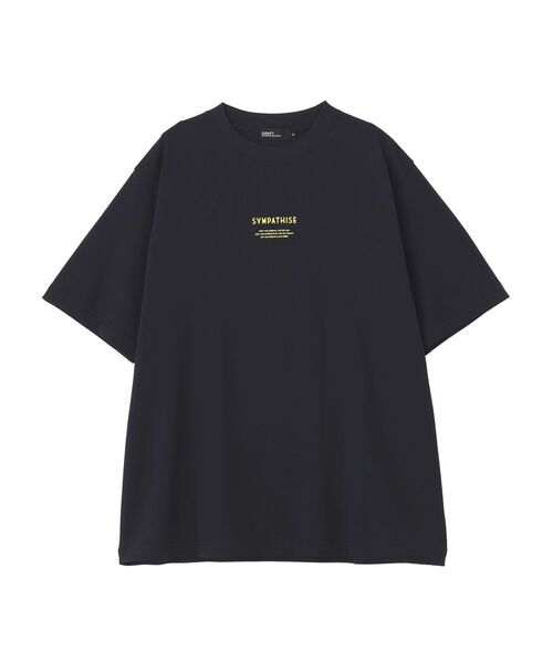 CRAFT STANDARD BOUTIQUE（クラフトスタンダードブティック）の「アソートロゴプリント半袖T（Tシャツ/カットソー・メンズ・杢グレー/ブラック/ネイビー/ホワイト・L/M）」の14枚目の写真
