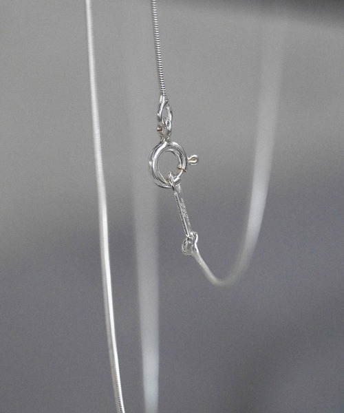 WYM LIDNM(ウィム バイ リドム)の「Silver 925 SNAKE CHAIN NECKLACE(ネックレス・メンズ・シルバー・FREE)」の3枚目の写真