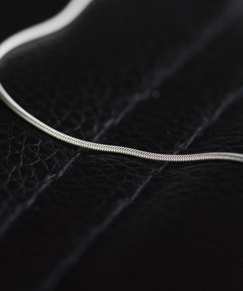 WYM LIDNM(ウィム バイ リドム)の「Silver 925 SNAKE CHAIN NECKLACE(ネックレス・メンズ・シルバー・FREE)」の7枚目の写真