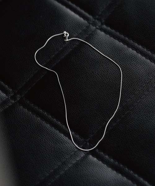 WYM LIDNM(ウィム バイ リドム)の「Silver 925 SNAKE CHAIN NECKLACE(ネックレス・メンズ・シルバー・FREE)」の9枚目の写真