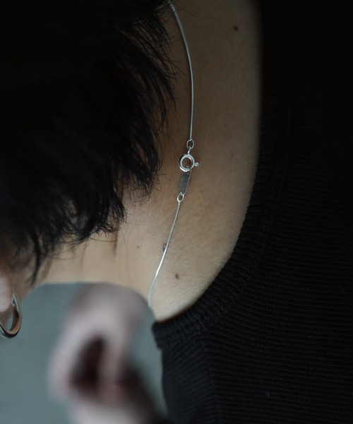 WYM LIDNM(ウィム バイ リドム)の「Silver 925 SNAKE CHAIN NECKLACE(ネックレス・メンズ・シルバー・FREE)」の10枚目の写真