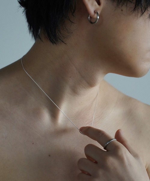 WYM LIDNM(ウィム バイ リドム)の「Silver 925 SNAKE CHAIN NECKLACE(ネックレス・メンズ・シルバー・FREE)」の12枚目の写真