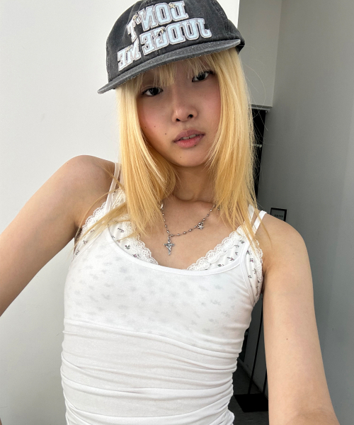 runningHIGH（ランニングハイ）の「ブラレットレイヤードスリーブレストップ[ホワイト]（Tシャツ/カットソー・レディース・その他・FREE）」の9枚目の写真