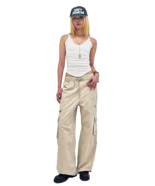 runningHIGH（ランニングハイ）の「ブラレットレイヤードスリーブレストップ[ホワイト]（Tシャツ/カットソー・レディース・その他・FREE）」の14枚目の写真