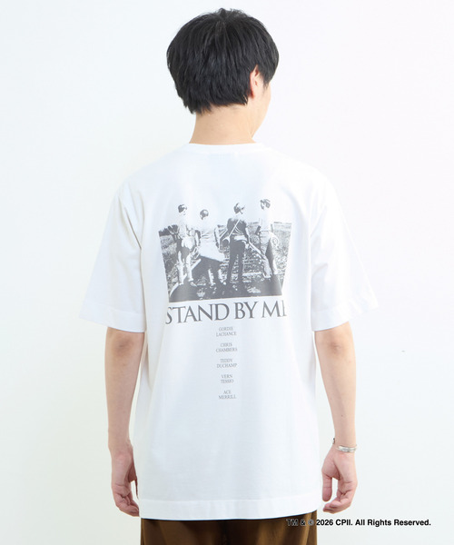 MEN'S MELROSE(メンズメルローズ)の「STAND BY ME モノクロプリントTシャツ(Tシャツ/カットソー・メンズ・ホワイト/ベージュ・4/3)」の5枚目の写真