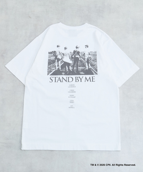 MEN'S MELROSE(メンズメルローズ)の「STAND BY ME モノクロプリントTシャツ(Tシャツ/カットソー・メンズ・ホワイト/ベージュ・4/3)」の11枚目の写真