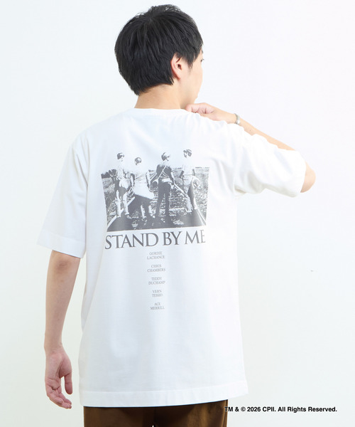 MEN'S MELROSE(メンズメルローズ)の「STAND BY ME モノクロプリントTシャツ(Tシャツ/カットソー・メンズ・ホワイト/ベージュ・4/3)」の20枚目の写真