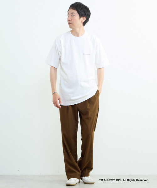 MEN'S MELROSE(メンズメルローズ)の「STAND BY ME モノクロプリントTシャツ(Tシャツ/カットソー・メンズ・ホワイト/ベージュ・4/3)」の21枚目の写真