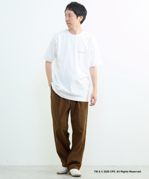 MEN'S MELROSE(メンズメルローズ)の「STAND BY ME モノクロプリントTシャツ(Tシャツ/カットソー・メンズ・ホワイト/ベージュ・4/3)」の22枚目の写真