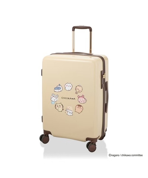 SPECIAL PRODUCT DESIGN(スペシャルプロダクトデザイン)の「ちいかわ スーツケース(M) ベージュサークル SIFF(スーツケース/キャリーバッグ・レディース・マルチ・FREE)」の1枚目の写真