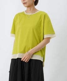 LUCA/LADY LUCK LUCA | LC/LLL チュール切替Tシャツ(Tシャツ/カットソー)