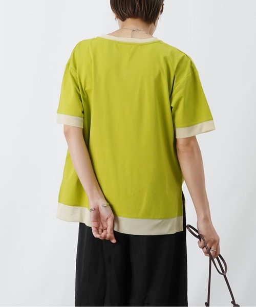 LUCA/LADY LUCK LUCA（ルカ/レディラックルカ）の「LC/LLL チュール切替Tシャツ（Tシャツ/カットソー・レディース・オフホワイト/ライトグリーン/グレー・FREE）」の16枚目の写真
