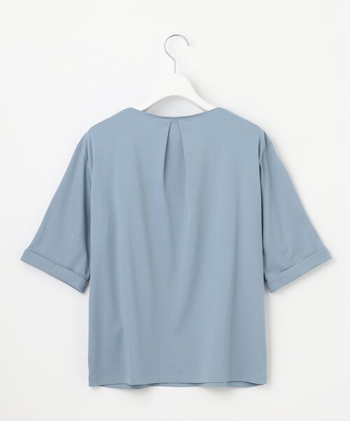 J.PRESS Ladies(J.プレス レディス)の「【一枚で着映え・シーンレスに活躍】レーシーコンビ クルーネック カットソー(Tシャツ/カットソー・レディース・ホワイト系/スカイブルー系/ネイビー系/ベージュ系・SMALL)」の13枚目の写真